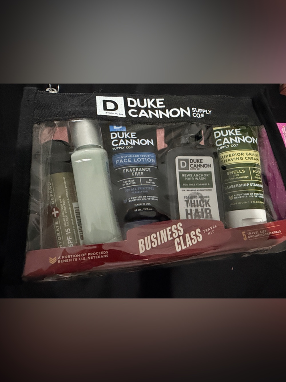 Duke Cannon Business Class Travel Kit brand new